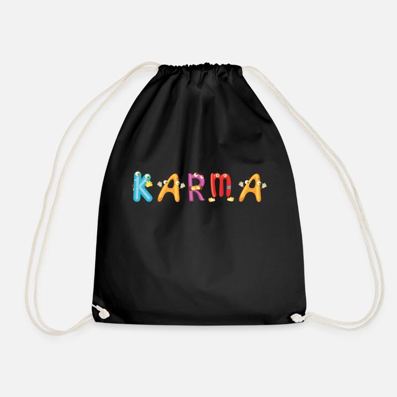 Karma - Turnbeutel - Schwarz
