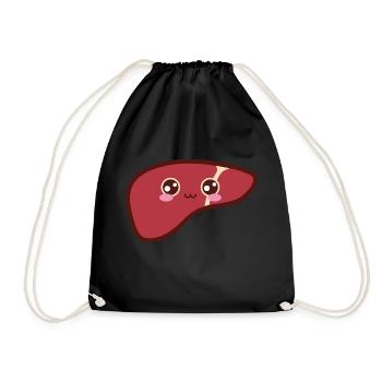 Foie Doux Kawaii - Sac de sport léger - noir - Devant