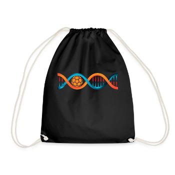 Handball Is In My DNA - Drawstring Bag - black - Front