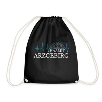 Haamit Arzgebirg - Turnbeutel - Schwarz - Vorne