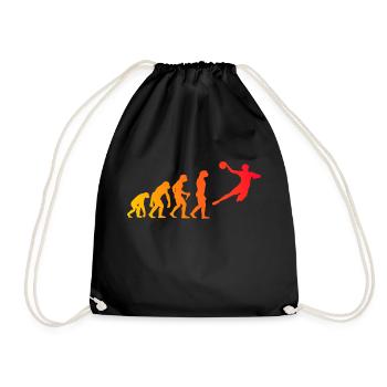 Handball Enfants Evolution Joueurs de handball Hommes - Sac de sport léger - noir - Devant