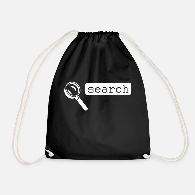 suche - Turnbeutel - Schwarz