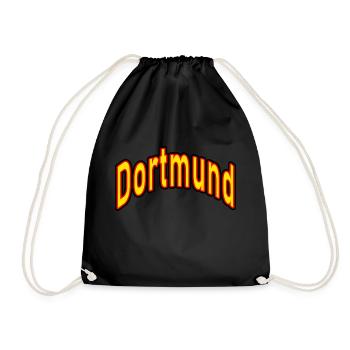 Dortmund - Drawstring Bag - black - Front