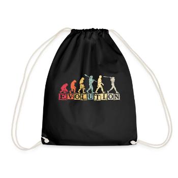 Baseball Sports Evolution Outfit Softball - Turnbeutel - Schwarz - Vorne