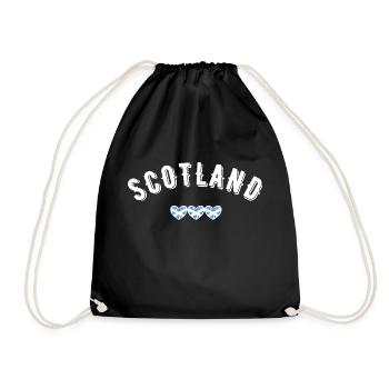 Schottland - Turnbeutel - Schwarz - Vorne