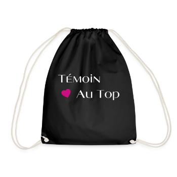 Témoin au top - Sac de sport léger - noir - Devant