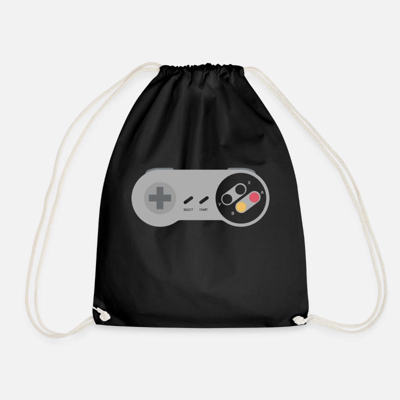 Controller - Drawstring Bag - black