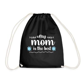 Ma mère est la meilleure - Sac de sport léger - noir - Devant