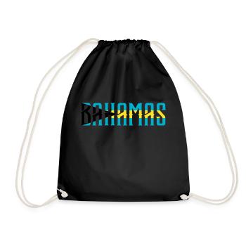 Bahamas - Turnbeutel - Schwarz - Vorne