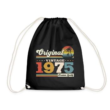 Original 1975 Millésime 1975 Anniversaire 1975 - Sac de sport léger - noir - Devant
