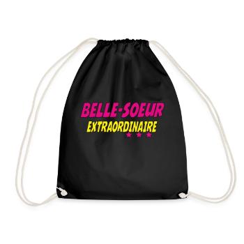 EXTRAORDINARY Sister-in-Law - Drawstring Bag - black - Front