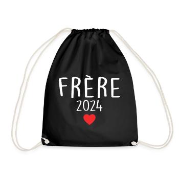 Brother 2024 - Future Brother 2024 - Drawstring Bag - black - Front