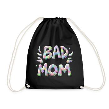 Mauvaise maman - Sac de sport léger - noir - Devant