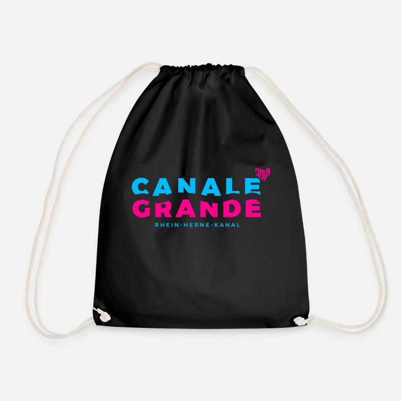 canale grande - Turnbeutel - Schwarz