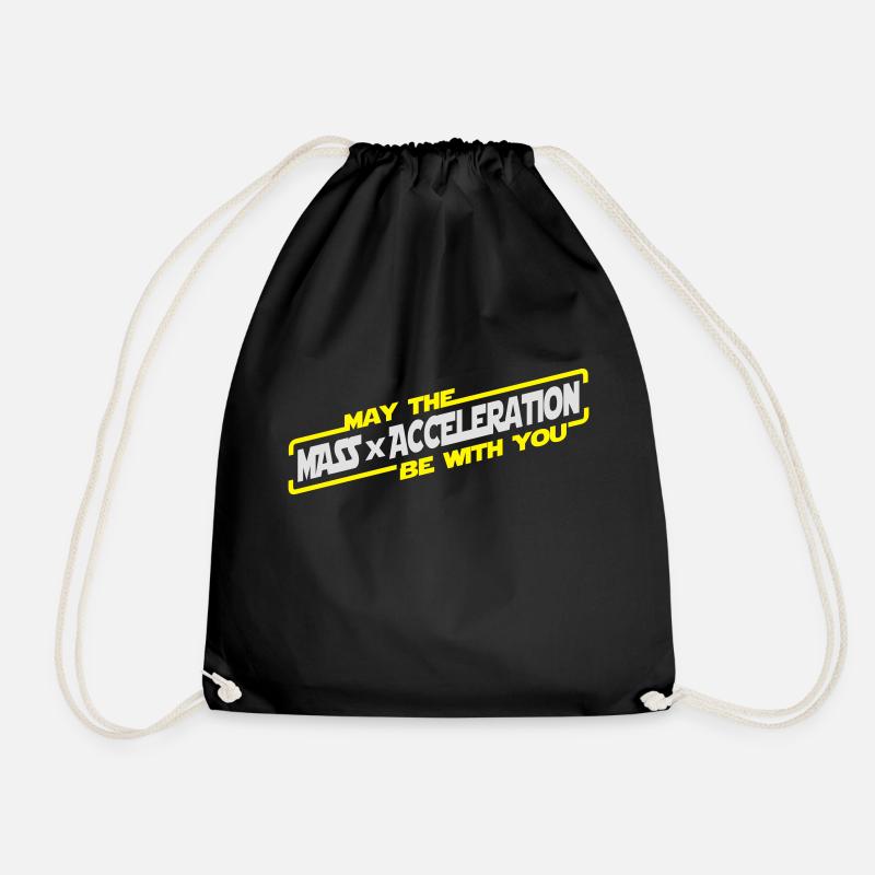 May the Force be with you - Drawstring Bag - black