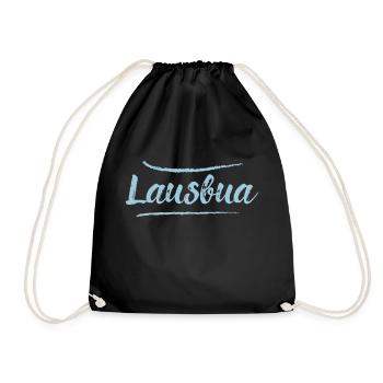 Lausbua - Turnbeutel - Schwarz - Vorne