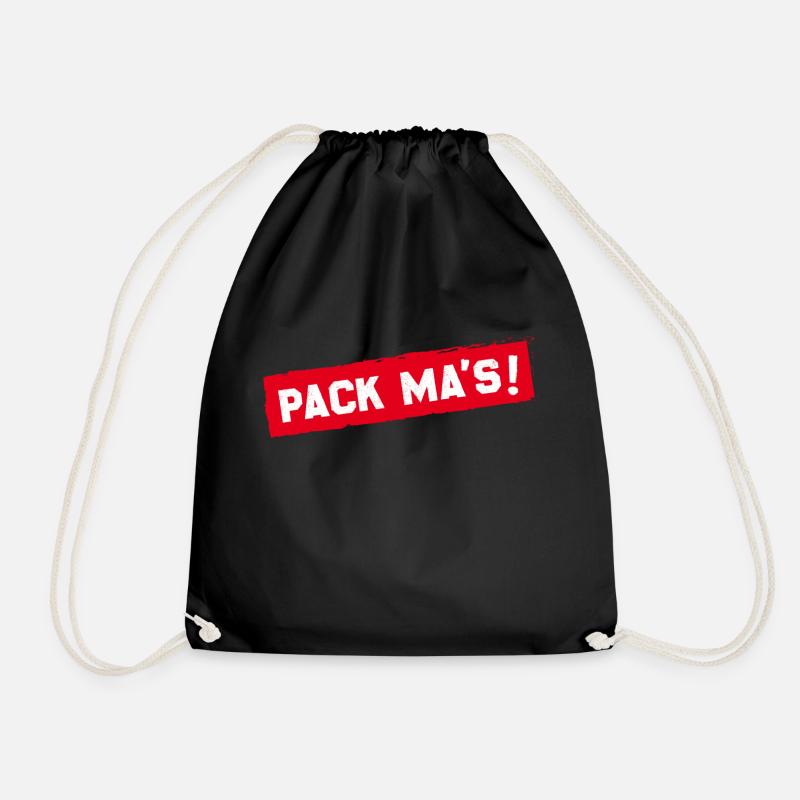 München - Pack ma´s - Turnbeutel - Schwarz