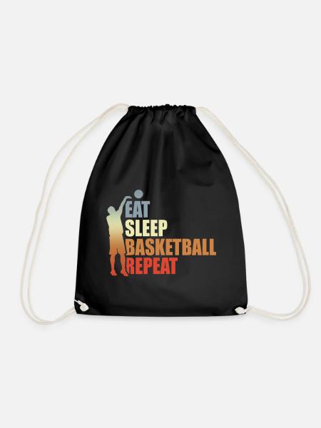 Basketball Spieler Geschenk - Turnbeutel - Schwarz