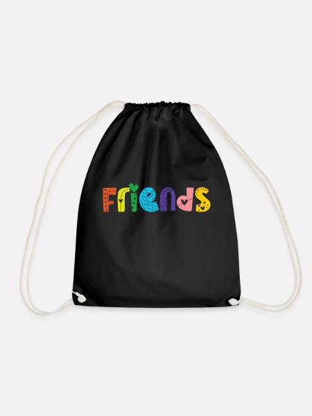 Friends - Turnbeutel - Schwarz