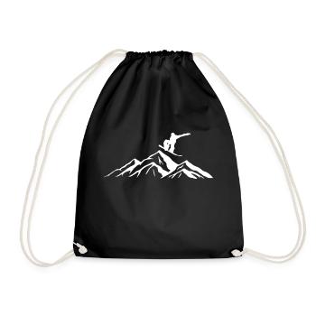Snowboard Snowboarder - Sac de sport léger - noir - Devant