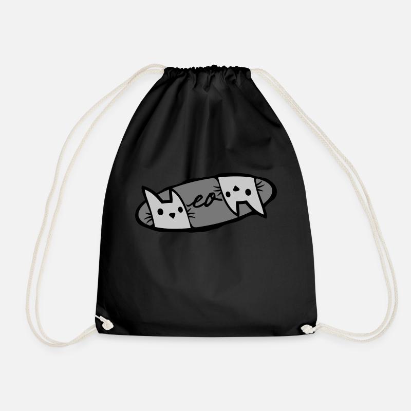 Meow 2 Cats Logo - Sac de sport léger - noir