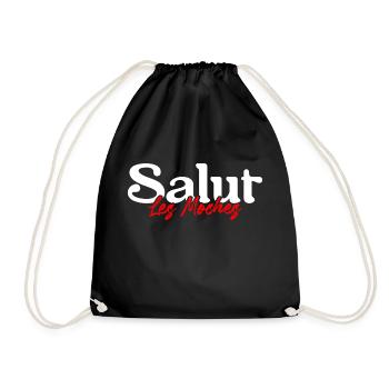 Salut les gens pas beaux - humour sarcasme - Sac de sport léger - noir - Devant