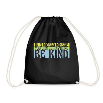 Vous pouvez être gentil - Sac de sport léger - noir - Devant