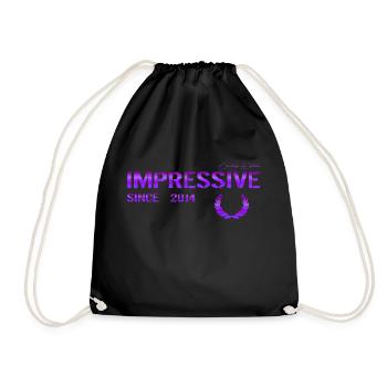 Impressive since 2014 - Drawstring Bag - black - Front