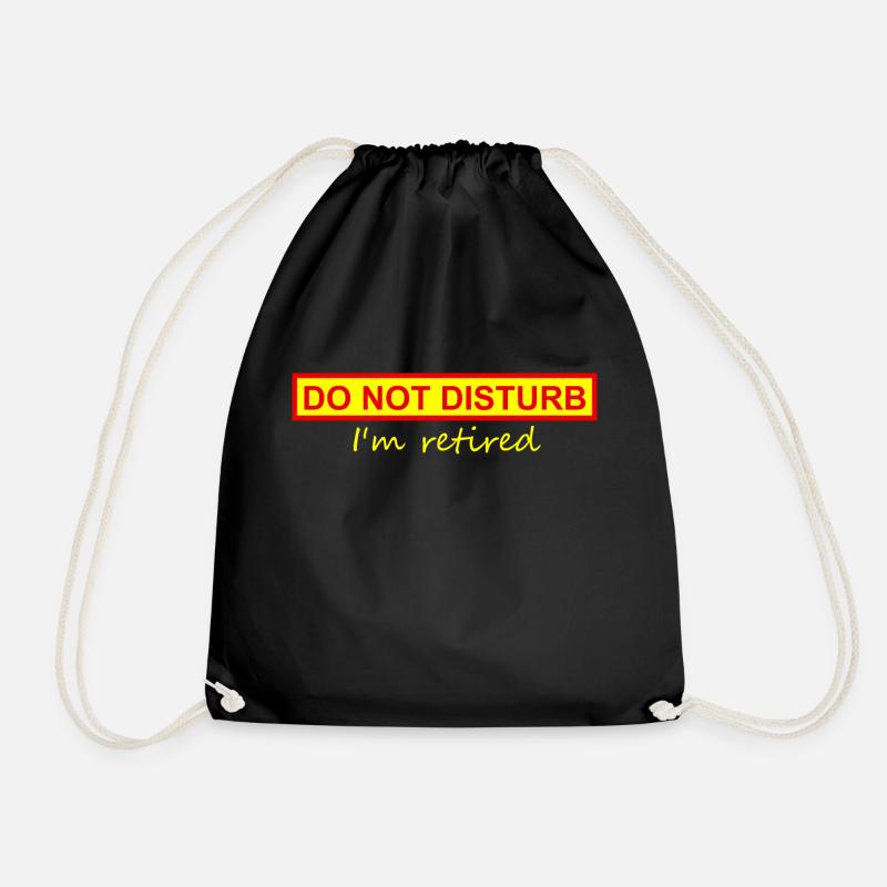 Ne dérangez pas, je suis à la retraite - Sac de sport léger - noir