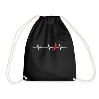 Chili Heartbeat Gift Cooking - Sac de sport léger - noir - Devant