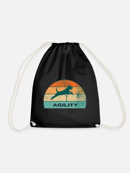 Hundesport - Agility - Turnbeutel - Schwarz