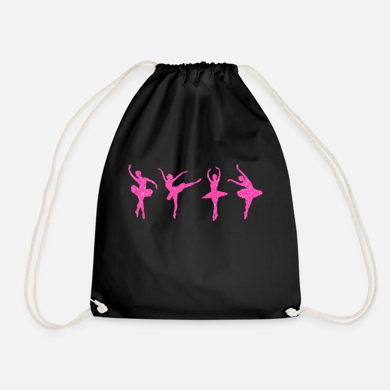 Ballet Ballet - Drawstring Bag - black