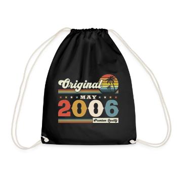Original 2006 Millésime 2006 18ème anniversaire 2006 - Sac de sport léger - noir - Devant