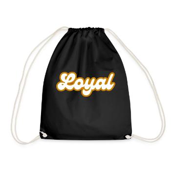 Loyauté loyale - Sac de sport léger - noir - Devant