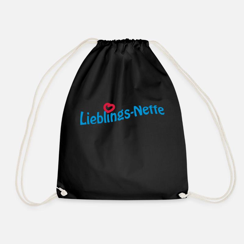 Lieblingsneffe - Turnbeutel - Schwarz