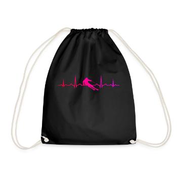 Ski Skieur Sports d’hiver Stunt Ski - Sac de sport léger - noir - Devant