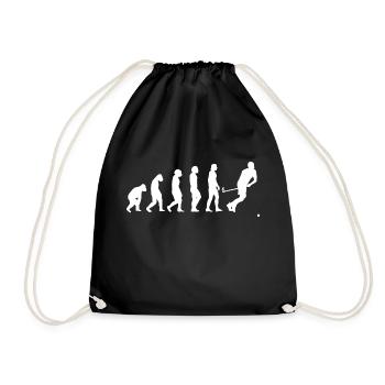 Cadeau de hockey Floorball Hockey sur gazon Joueur de hockey sur gazon - Sac de sport léger - noir - Devant