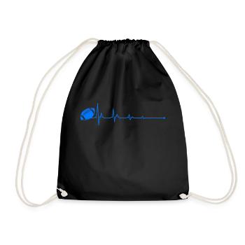 Football Heartbeat Sports - Sac de sport léger - noir - Devant