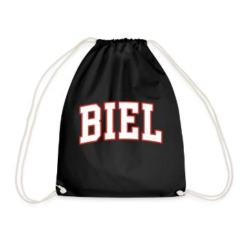 Biel - Turnbeutel - Schwarz - Vorne
