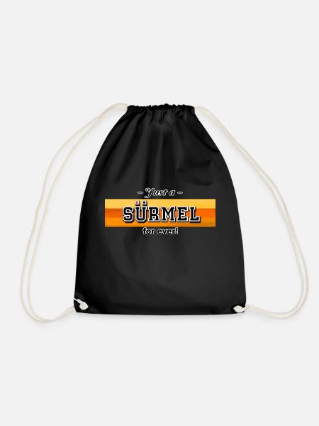 Just a "Sürmel" for ever - Turnbeutel - Schwarz