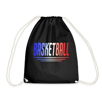 BASKETBALL BASKETTEUR BASKET SPORT BASKETTEUSE - Sac de sport léger - noir - Devant