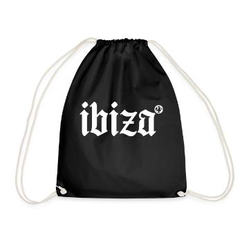 Ibiza Balearen 2023 - Turnbeutel - Schwarz - Vorne