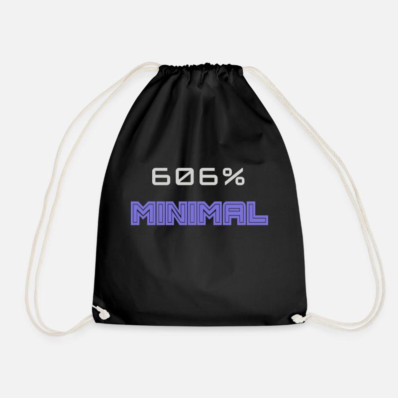 606 Minimal - Turnbeutel - Schwarz
