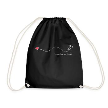 Le meilleur est à venir - Sac de sport léger - noir - Devant