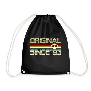 Since 93 - Drawstring Bag - black - Front