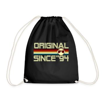 Since 94 - Drawstring Bag - black - Front