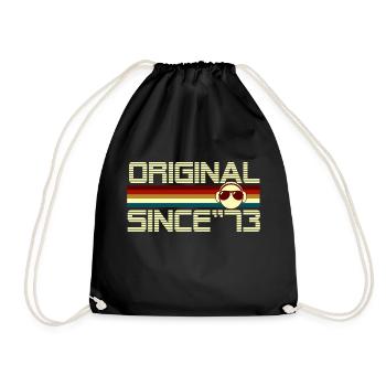 Since 73 - Drawstring Bag - black - Front