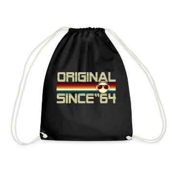 Since 64 - Drawstring Bag - black - Front