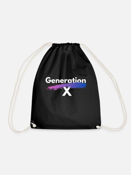 Generation X - Turnbeutel - Schwarz