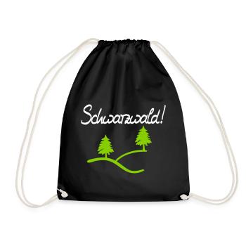 Schwarzwald! - Turnbeutel - Schwarz - Vorne